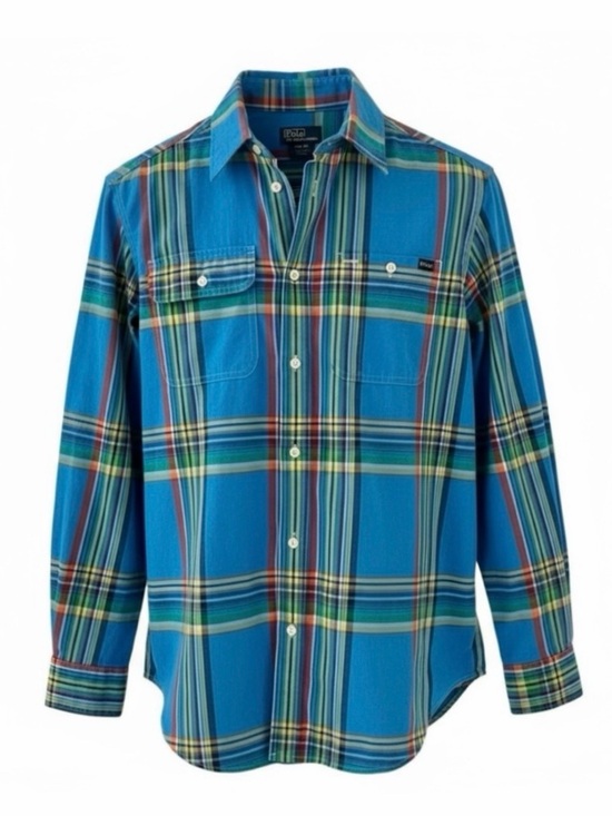 Ralph Lauren Other - Polo Ralph Lauren Blue Plaid Button Down Long Sleeve Shirt Size Large